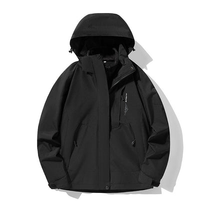Outdoor Sport 3-in-1 Removable Fleece-Lined Jacket – Windproof and Waterproof