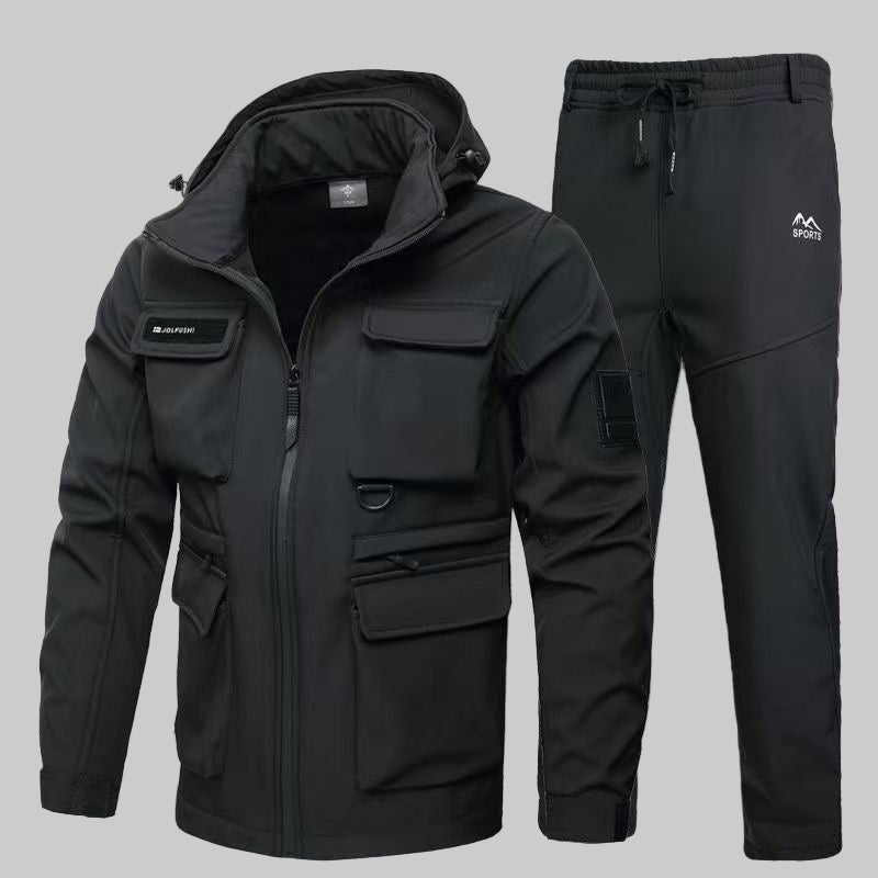Thermalite Fleece-lined, Waterproof Jacket & Trousers Set
