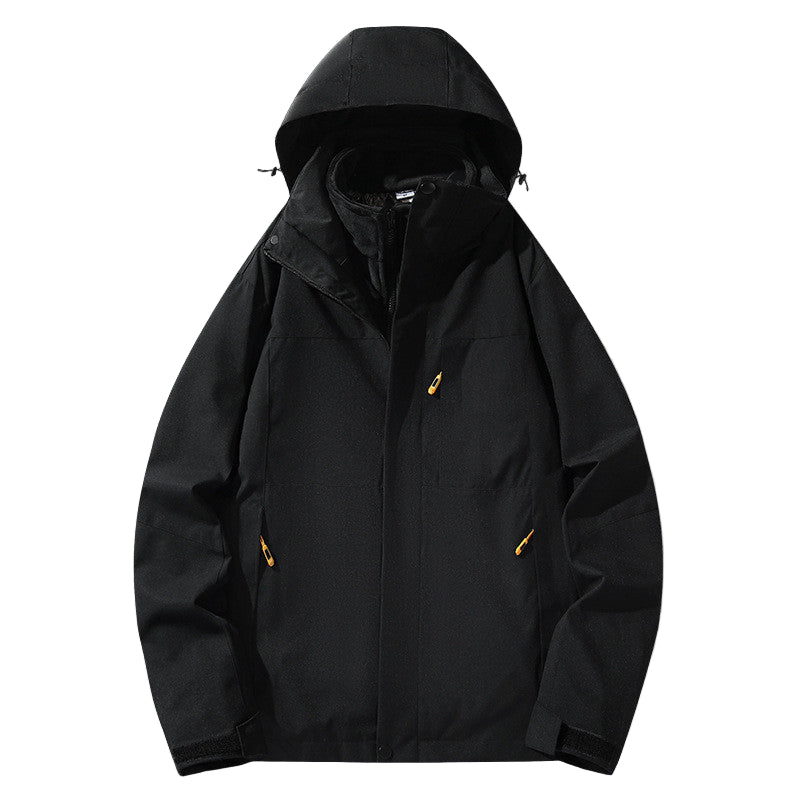 Hiker 3-in-1 Removable Fleece-Lined Jacket – Windproof & Waterproof