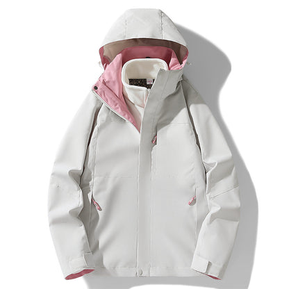 Hiker 3-in-1 Removable Fleece-Lined Jacket – Windproof & Waterproof